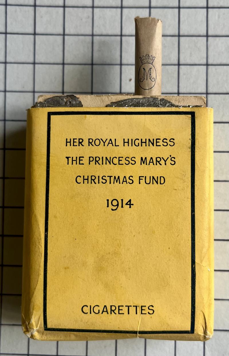 cWW1 Princess Mary Christmas 1914 Gift Fund Packet of Cigarettes