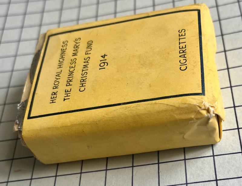 cWW1 Princess Mary Christmas 1914 Gift Fund Packet of Cigarettes