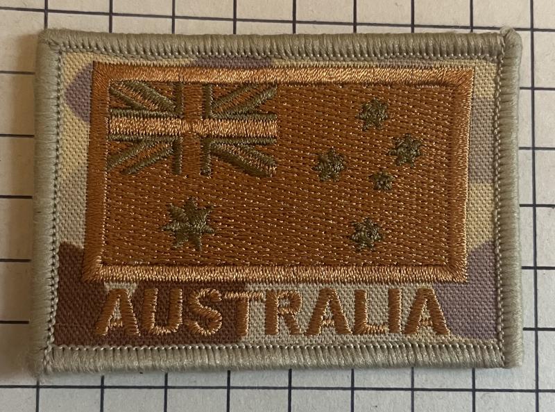 c2003-10 Australian Special Air Service Regiment (SASR) & Aussie Forces National Flag Flash Badge Patch