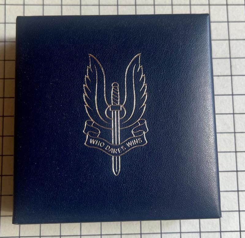 c2022 Special Air Service (SAS) Mirbat Commemorative Cased Challenge Coin