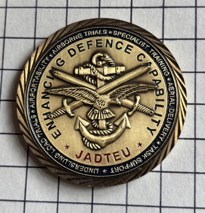 c2013 Joint Air Delivery Trials & Evaluation Unit (JADTEU) Challenge Coin
