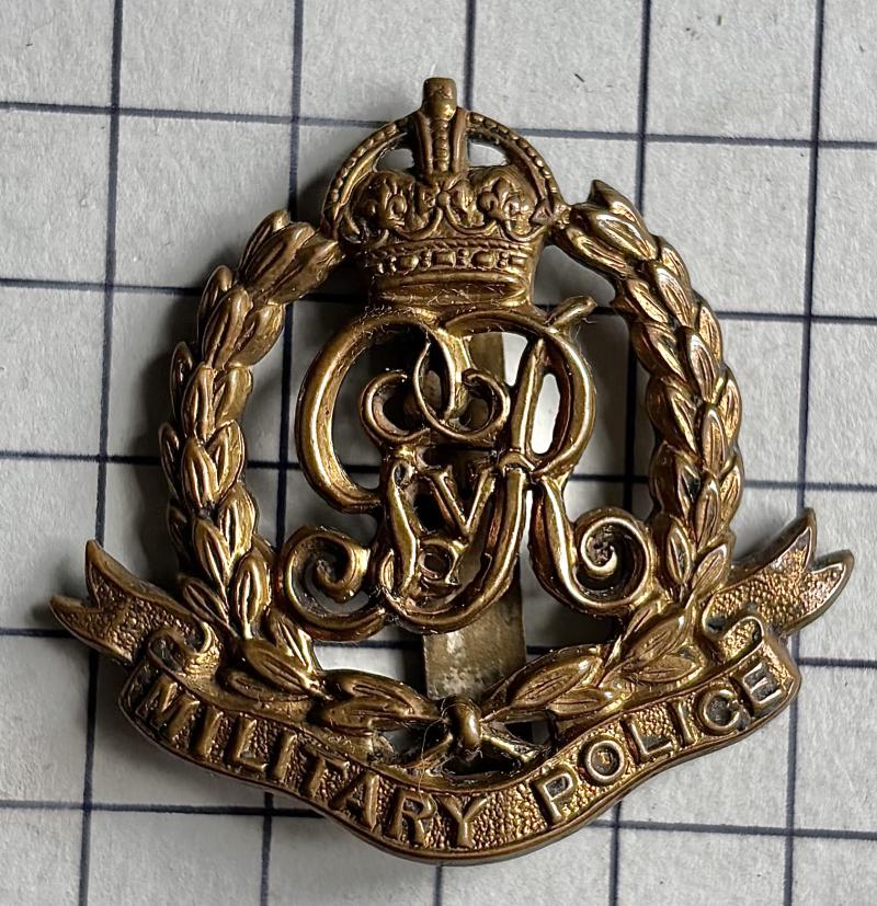 cWW1 Military Police (MP) Cap Badge