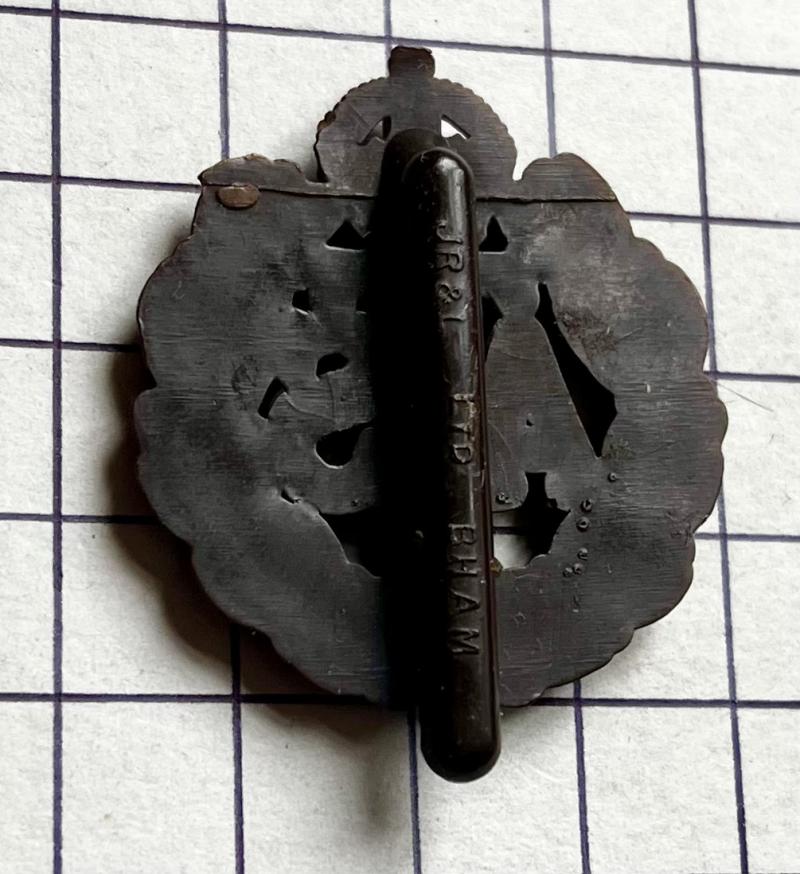 cWW2 Auxiliary Territorial Service (ATS) Plastic Economy Issue Cap Badge