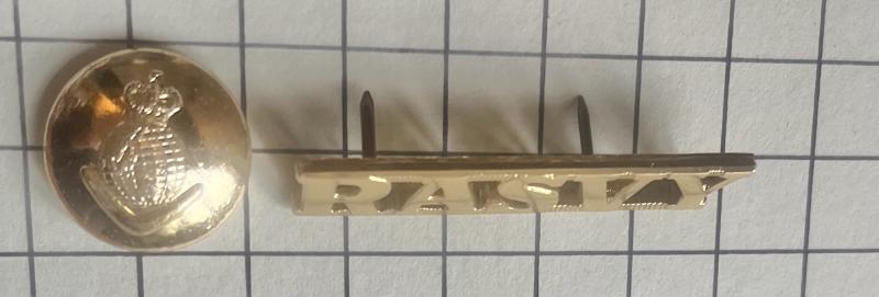 Pre-1996 Royal Australian Survey Corps (RASVY) Shoulder Title & Button