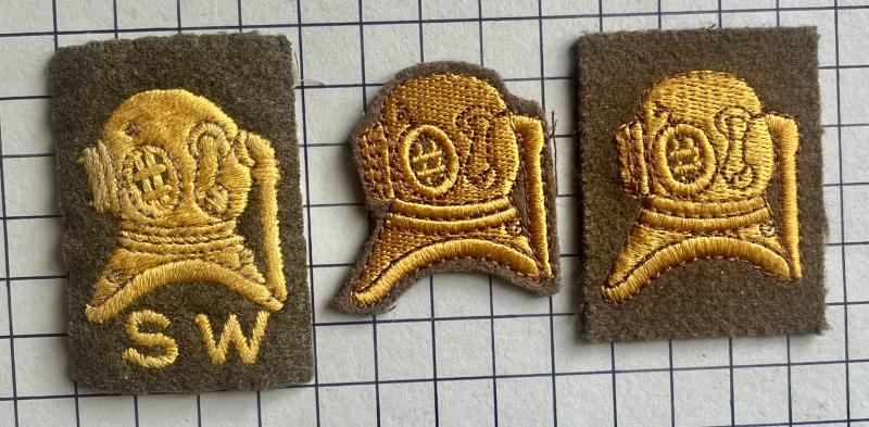 Royal Engineers (RE) Diver Trade Patches