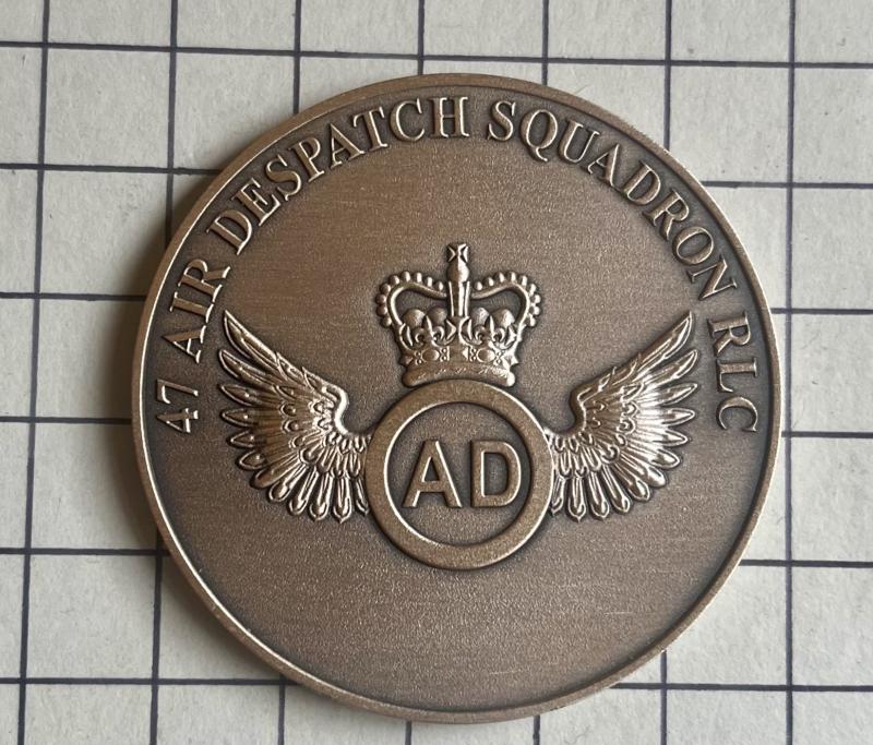 c2018 47 Air Despatch Squadron Royal Logistic Corps (RLC) Challenge Coin