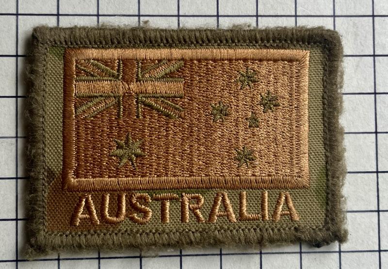 c2025 Australian Special Air Service Regiment (SASR) & Aussie Forces National Flag Flash Badge Patch