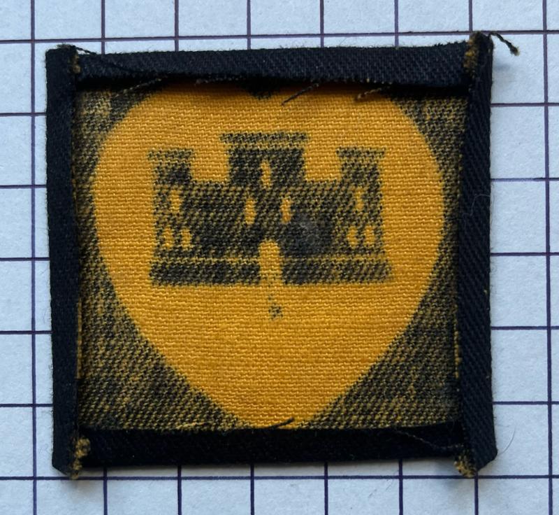c1947-61 The 162nd Independent Infantry Brigade Printed Cloth Formation Sign Badge