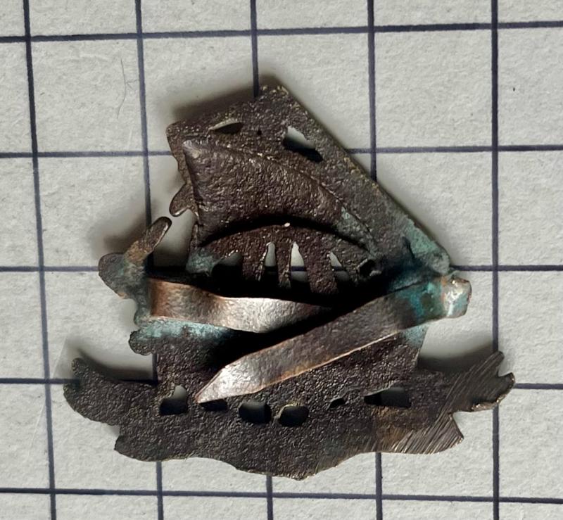 c1922-47 The 2nd Punjab Regiment Officer Service Dress (OSD) Cap Badge