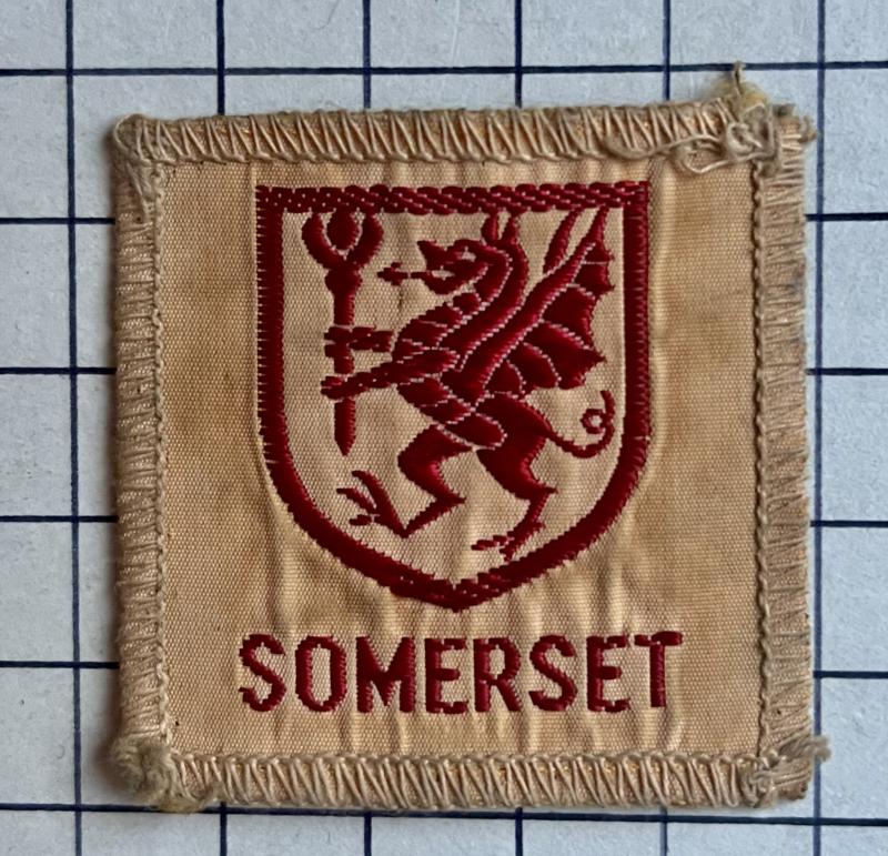 Somerset County District Cloth Patch Badge Boy Scouts Scouting