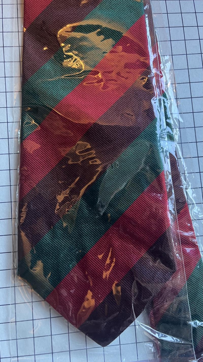 Royal Tank Regiment (RTR) Regimental Silk Tie as New