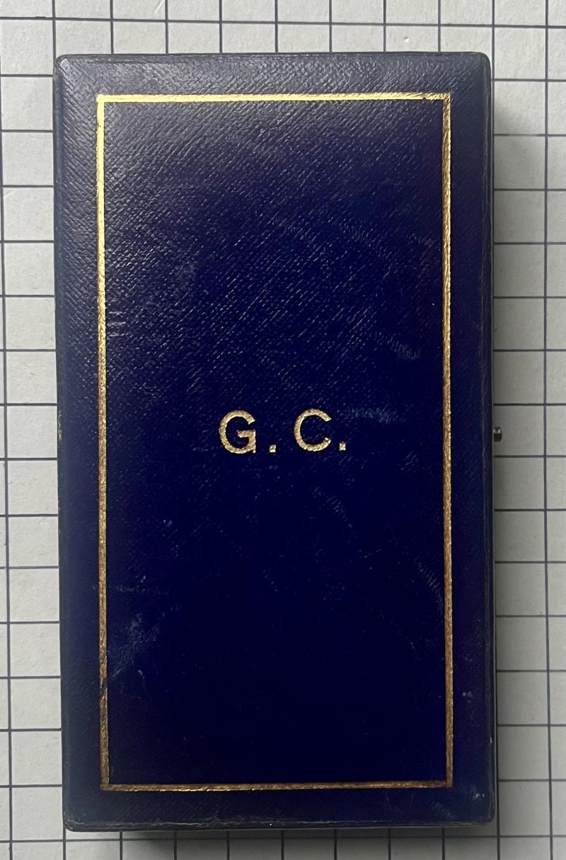cWW2 George Cross (GC) Medal Box Case by Royal Mint