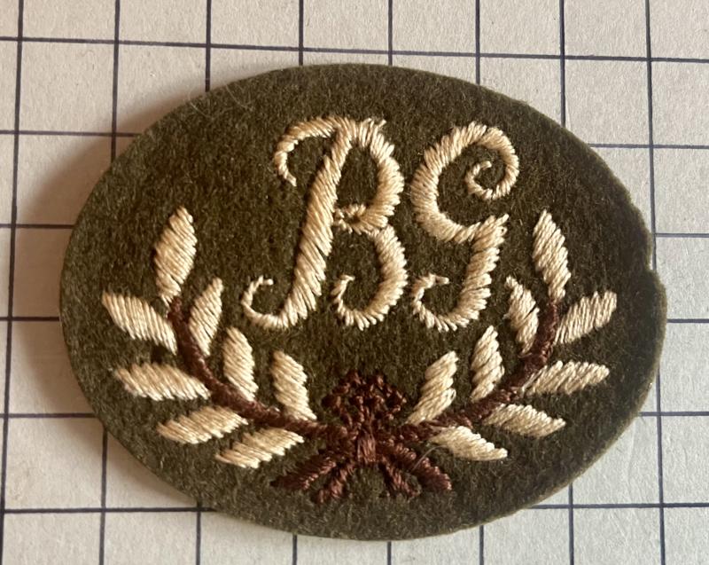 cWW2 Bren Gunner (BG) Light Machine Gun Qualification Badge Patch