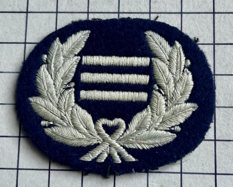 c1972-92 Royal Observer Corps (ROC) Chief Observer Cloth Rank Badge