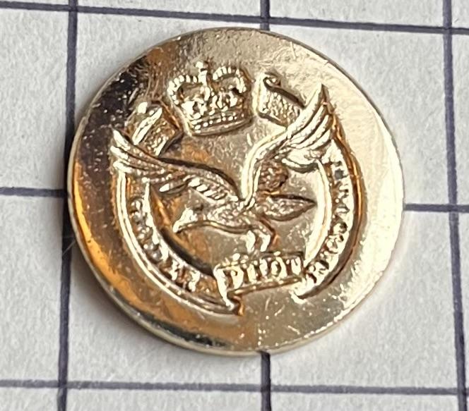 Medium Sized Glider Pilot Regiment (GPR) Anodised Aluminium Button