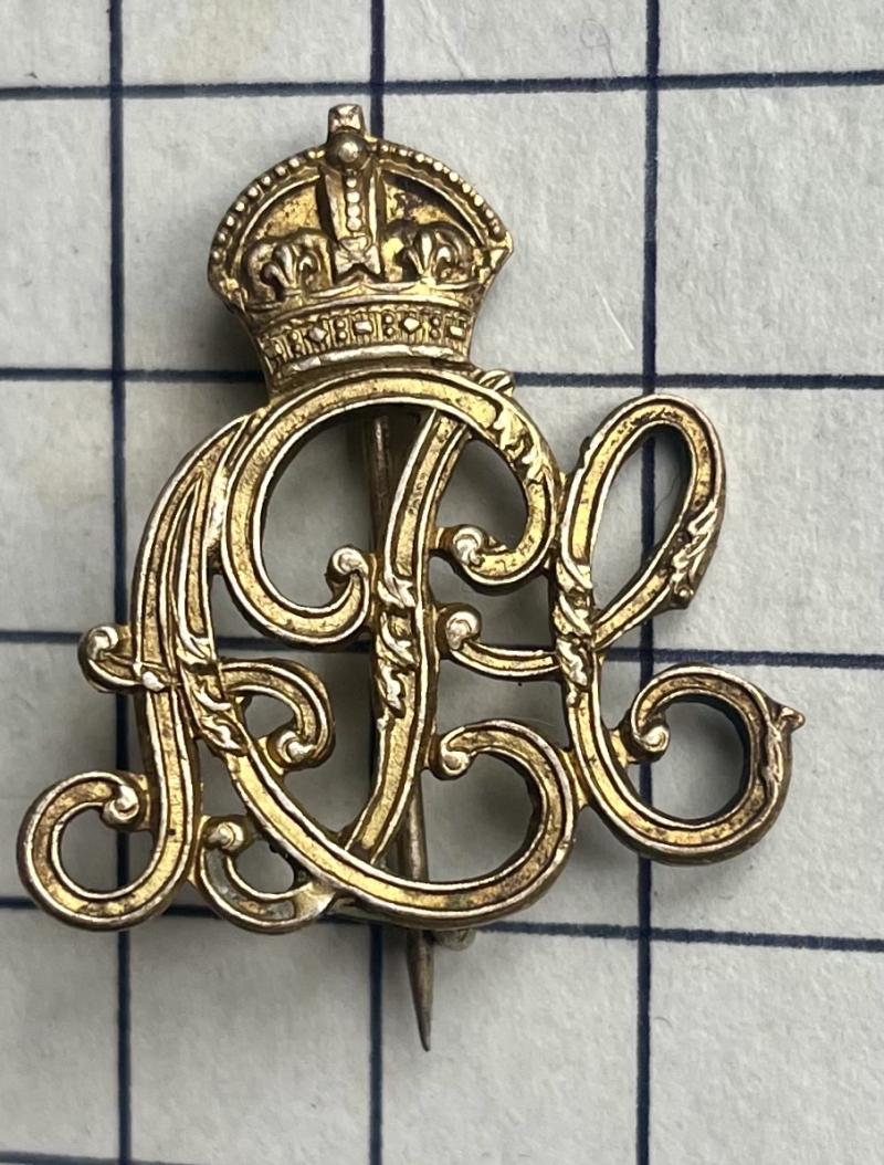 cWW1 Army Pay Corps (APC) Sweetheart Pin Badge