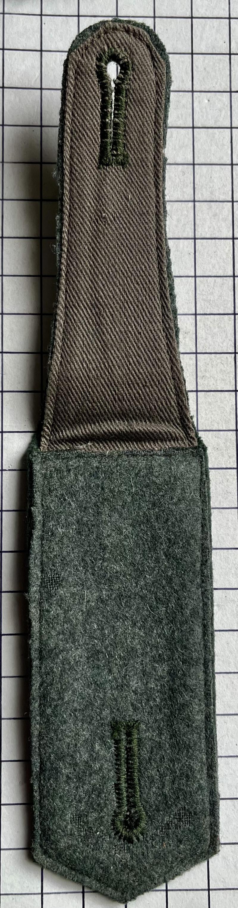 c1935 - 39 German WW2 Shoulder Strap 22. Sanitäts-Abteilung Regt 22nd Medical Regiment