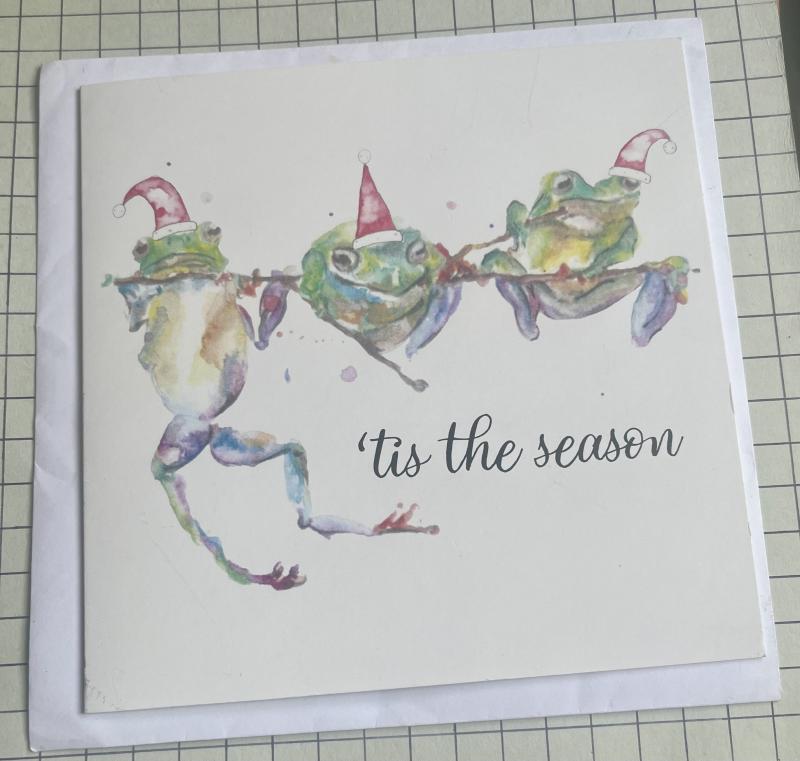 c2015 Special Boat Service (SBS) Association Christmas Card 'Official' Merchandise Badge to Reverse