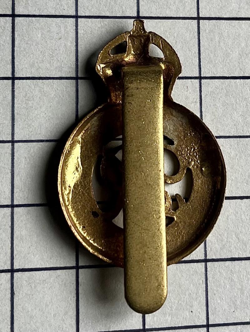 c1937-52 cWW2 The Life Guards Brass Other Ranks Cap Badge