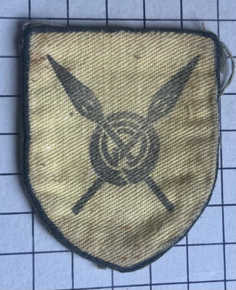 c1941-46, 82nd (West African) Division Printed Formation Sign Patch Badge