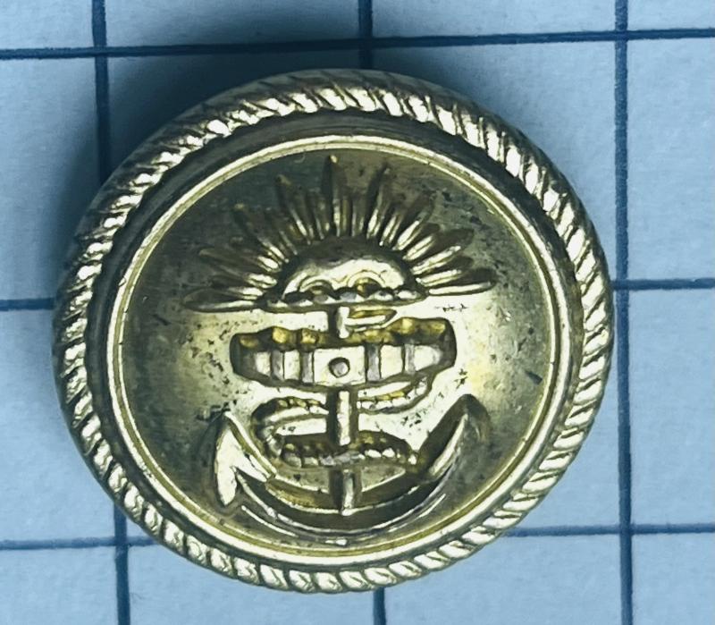 Large Gilt Peninsular & Oriental (P&O) Shipping Line Button