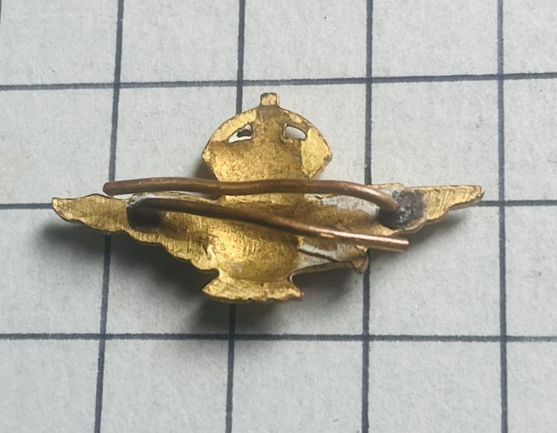 c1918 WW1 Royal Air Force (RAF) Gilt Rank Badge Shoulder Board