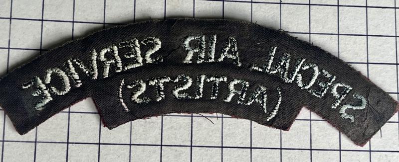 c1954-56 21st Special Air Service (SAS) Artists Rifles Shoulder Title Badge