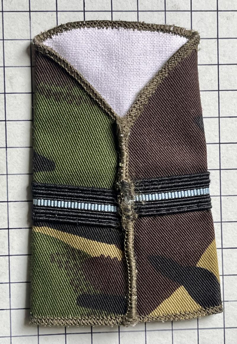 Pre-2013 Royal Air Force Vol Reserve Training Branch Pilot Officer DPM Rank Badge Slip-On