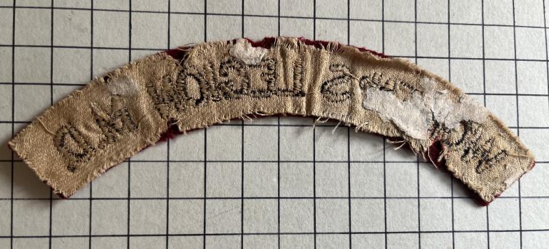 c1915-19 British Womens Legion Cloth Shoulder Title Badge WW1