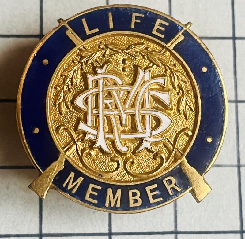Society of Miniature Rifle Clubs (SMRC) Life Member Button Hole Enamel Badge