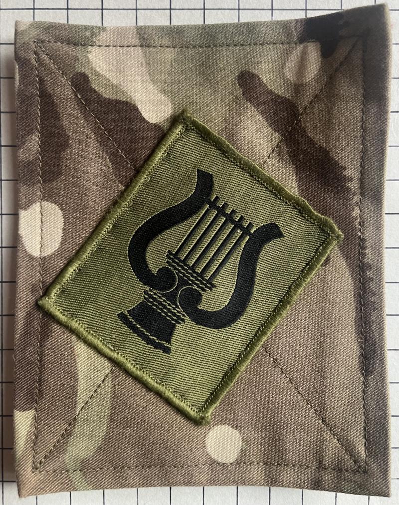 Corps of Army Music (CAMUS) Combat Tactical Recognition Flash (TRF) Badge Patch