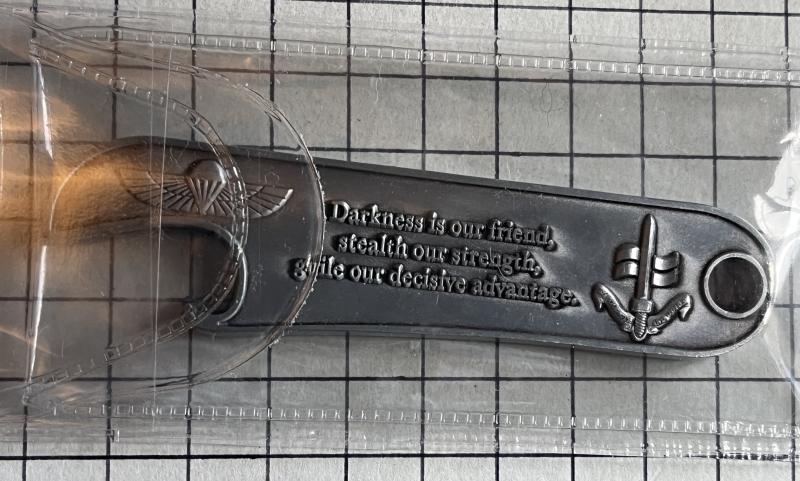 c2023 Special Boat Service (SBS) All Sqn Pattern Bottle Opener Challenge Coin