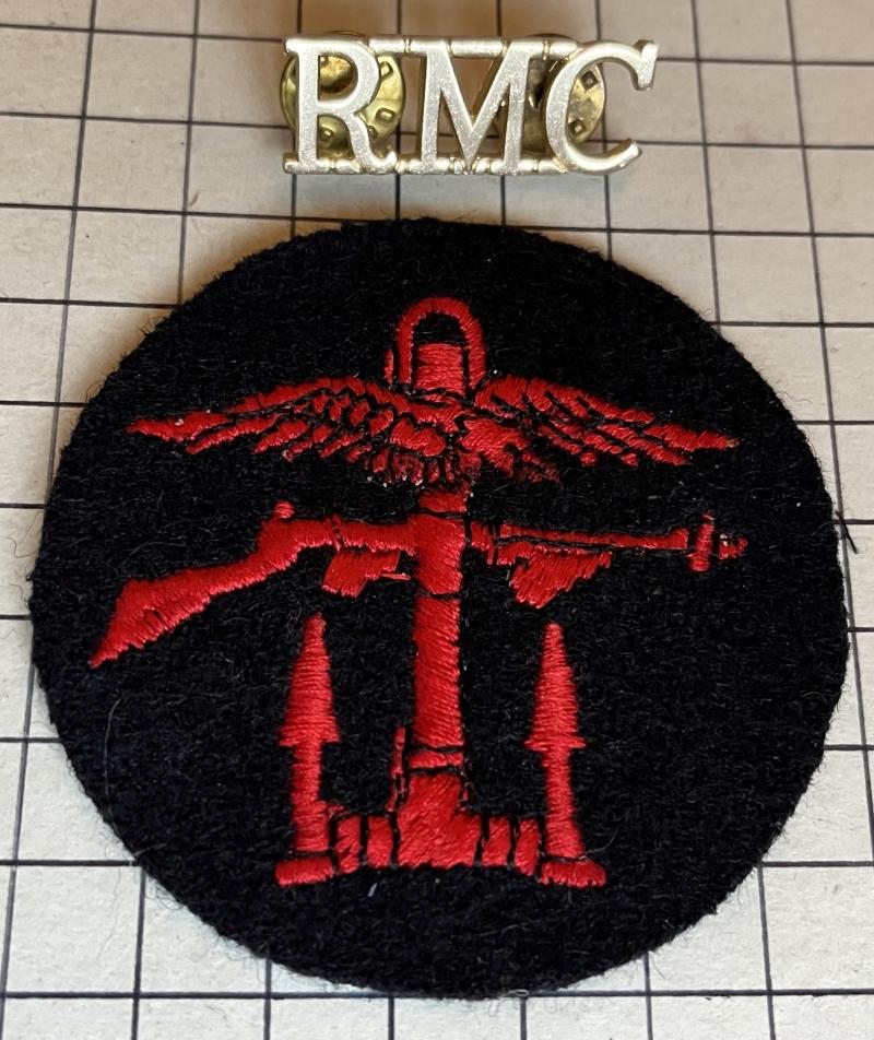 c1990s Royal Marine Cadets (RMC) Shoulder Title & Combined Operations Cloth Badge