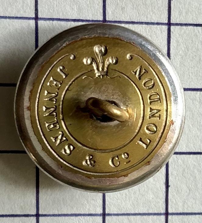 1st Royal Lancashire Militia (Duke Of Lancaster's Own) Silver Plated Officer Pattern Button