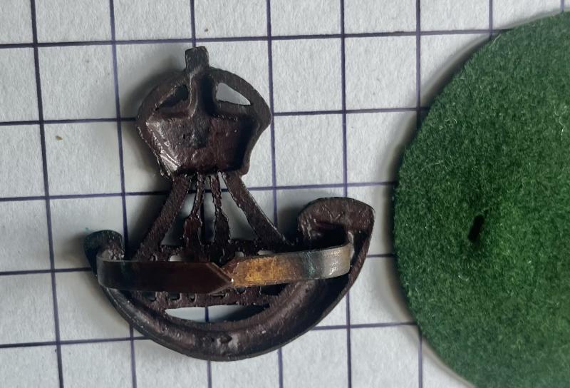 Durham Light Infantry (DLI) Officer's Service Dress Cap Badge