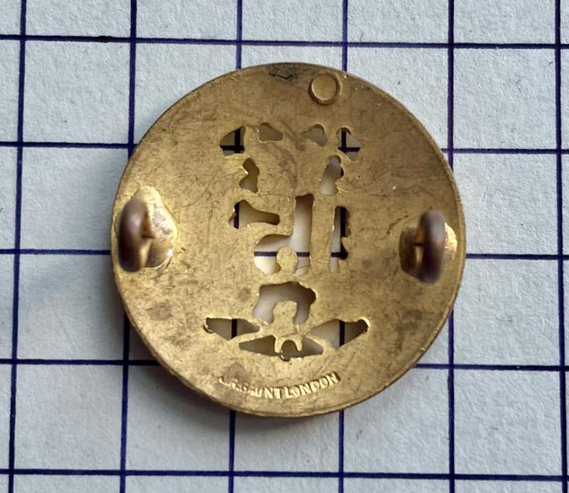 New Zealand 15th Northland (North Auckland) Gilt Officer's Cap Badge