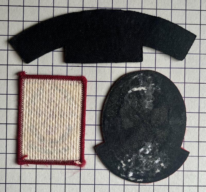 Frimley and Camberley Surrey Cadet Corps / Queen's Cloth Shoulder Title and Frimley Park Cadet Training Centre Patches