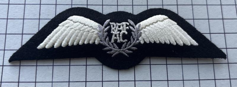 c2020s Royal Air Force (RAF) Air Cadet 'Silver' Pilot Wing