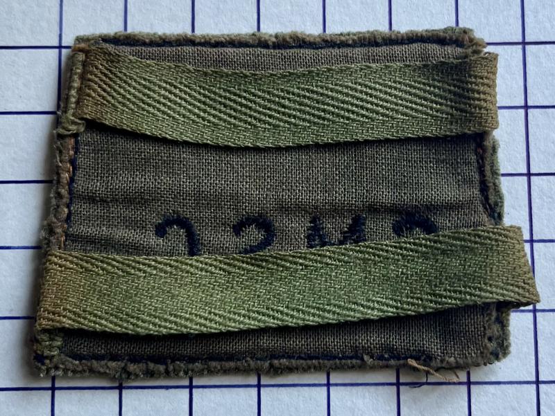 cWW2 Canadian Corps of Military Staff Clerks Slip-On Shoulder Title.