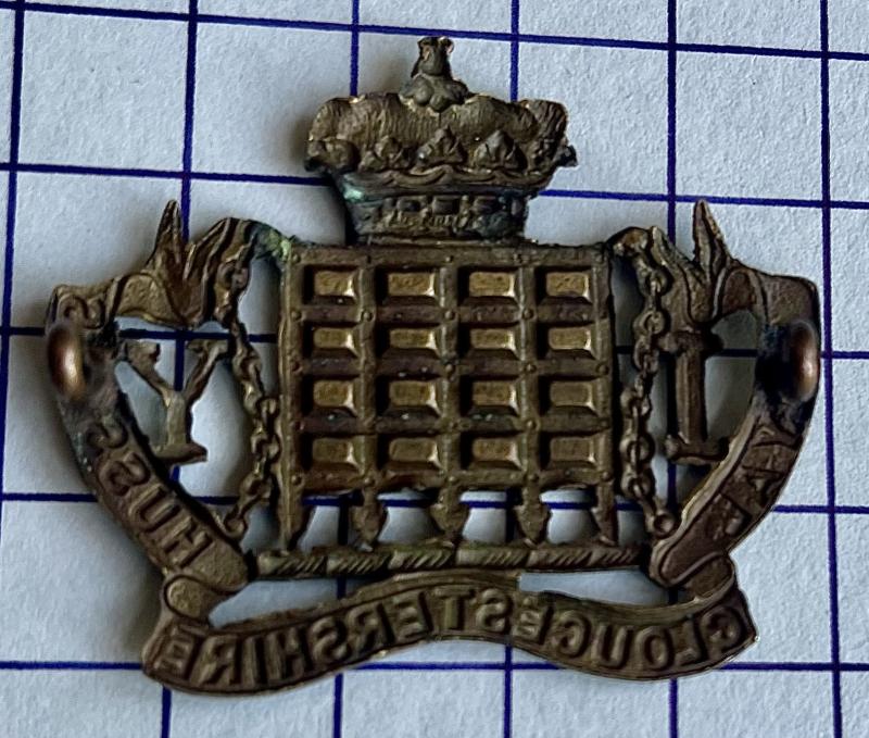 Royal Gloucestershire Hussars Imperial Yeomanry Non-Voided Scarce Other Ranks Cap Badge c1902-08