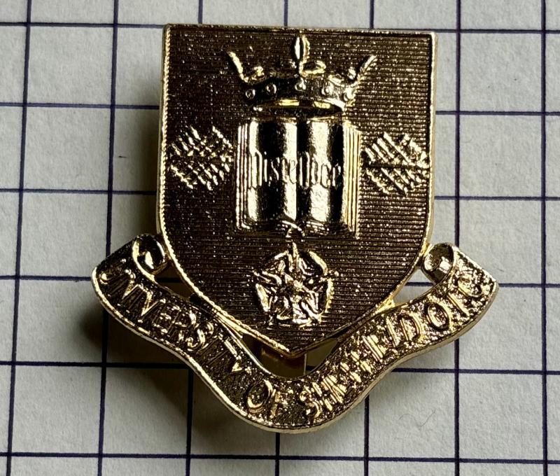 University of Sheffield Yorkshire University Officer Training Corps (UOTC) Anodised Cap Badge
