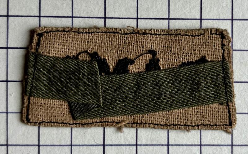 WW2 Royal Army Medical Corps (RAMC) Cloth Shoulder Title Badge Patch