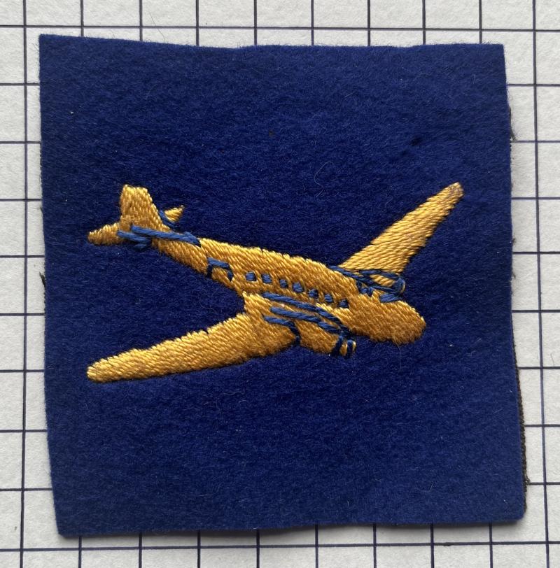 Rare 'Wrong Side Para Door' Air Despatch Group Formation Sign c1944 Patch