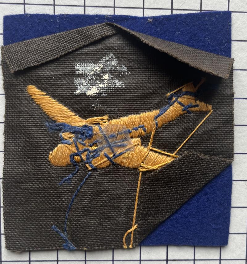 Rare 'Wrong Side Para Door' Air Despatch Group Formation Sign c1944 Patch