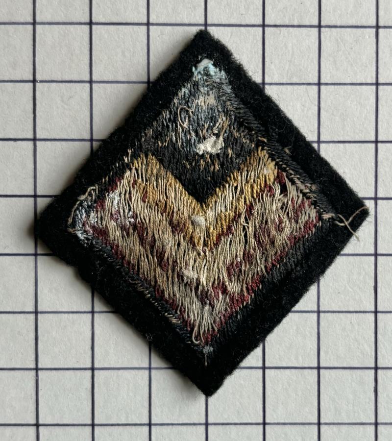 cWW2 4th/7th Dragoon Guards Cloth Arm patch Badge