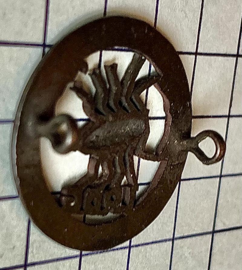 cWW2 Long Range Desert Group (LRDG) Officer's Service Dress (OSD) Pattern Officer's Bronzed Cap Badge