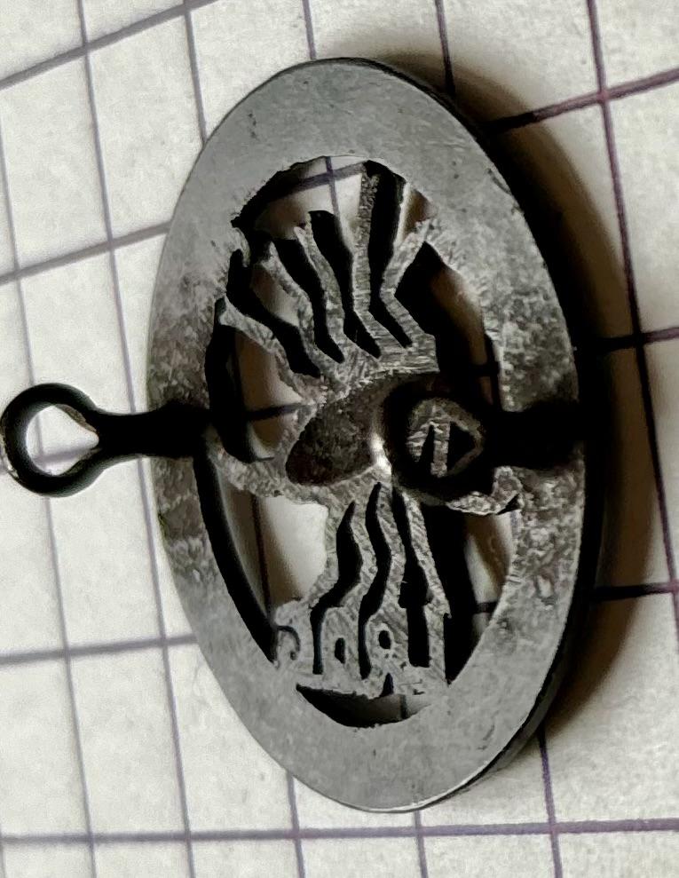 cWW2 Long Range Desert Group (LRDG) Officer's Service Dress (OSD) Pattern Officer's Bronzed Cap Badge