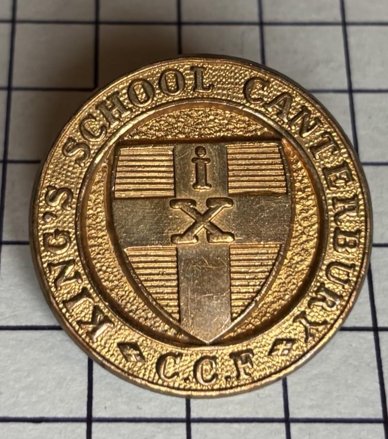 King's School Canterbury Combined Cadet Force (CCF) Cap Badge