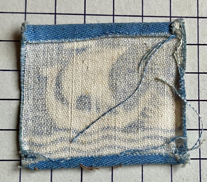 cWW2 British Troops in Norway Printed Formation Sign Badge