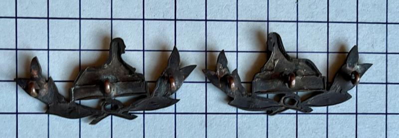 Gloucestershire Regiment Pair of Officer Service Dress (OSD) Collar Badges